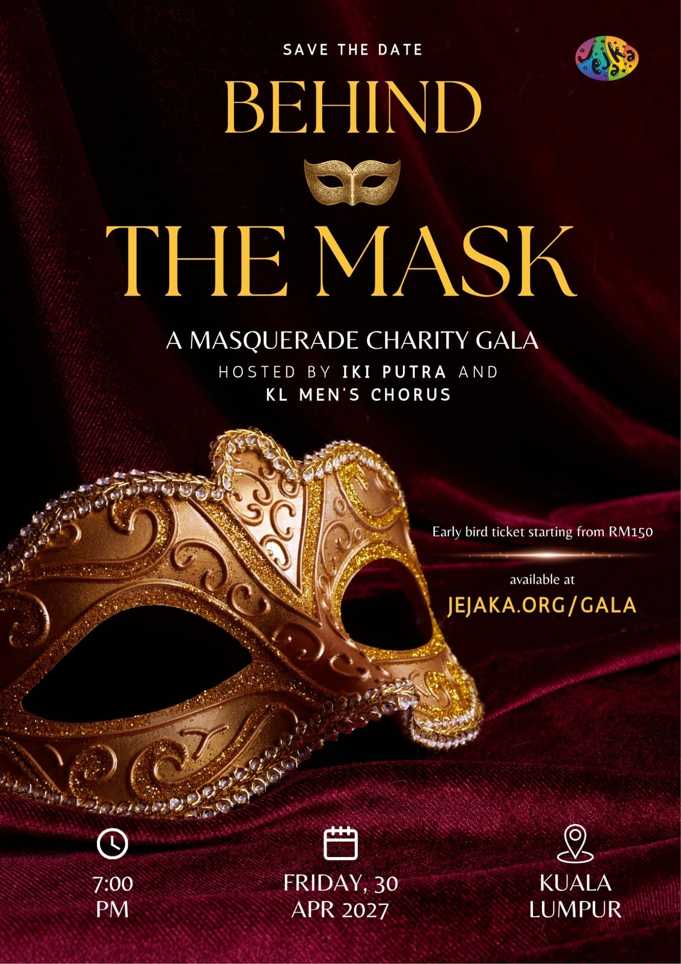 Behind the Mask, a masquerade charity gala by JEJAKA